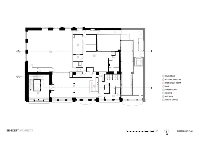 First Floor Plan. Photo credit: Benedetti Architects