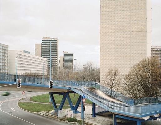 For Bezjak, these buildings are not just relics of a failed system, but also, simply, home. That can't be measured according to aesthetic or social categories, but only in terms of memories, he says. This photo shows the city of Halle in eastern Germany.