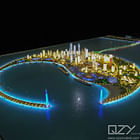 Hainan South China Sea International Pearl master plan model: A Futuristic Archipelago