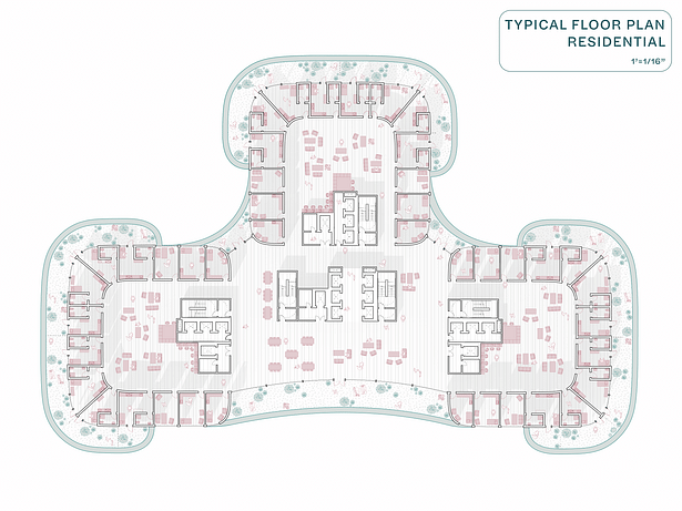 Typical Residential Floor Plan