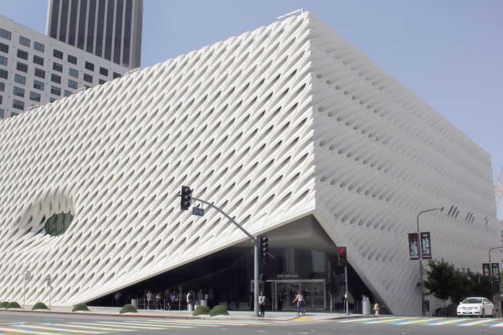 View of Lobby Entry at The Broad. Photo taken by Patrick Geske, 2019