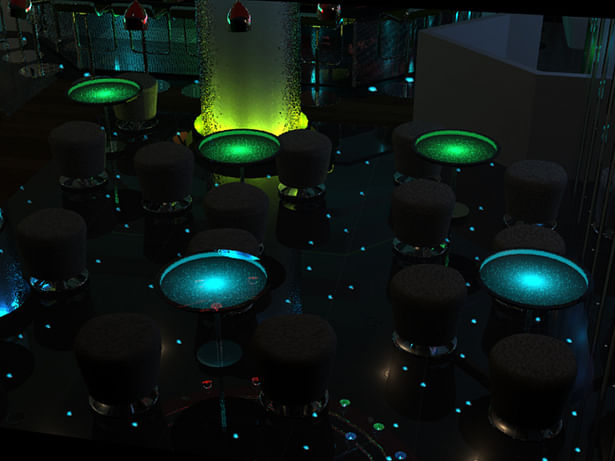 Lexus Bar - opt 02 - dance floor with lit tables and seating