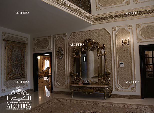 Luxury classic style interior decor details