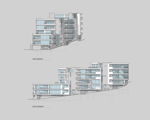 South & West Elevations