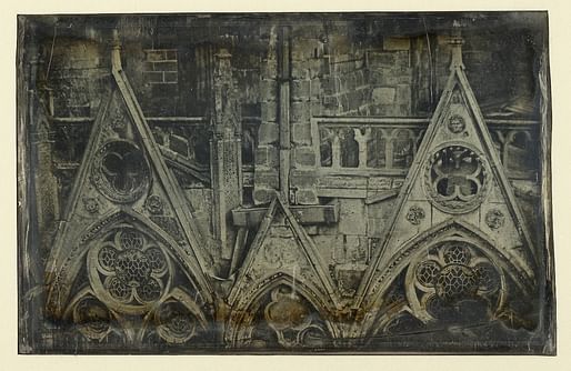 Cathédrale Notre-Dame de Paris (1841). Photo by Joseph Philibert Girault de Prangey.