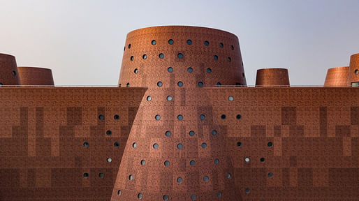 The Tianjin Binhai Exploratorium in China by Bernard Tschumi Architects. Photo by Kris Provoost. 