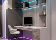 Futuristic Bedroom Interior Design Solution 