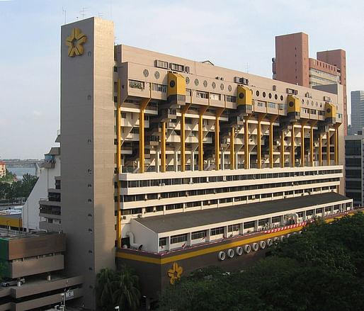 Singapore's Golden Mile Complex, completed in 1973, here photographed in 2007. Image: Wikimedia Commons user Sengkang.