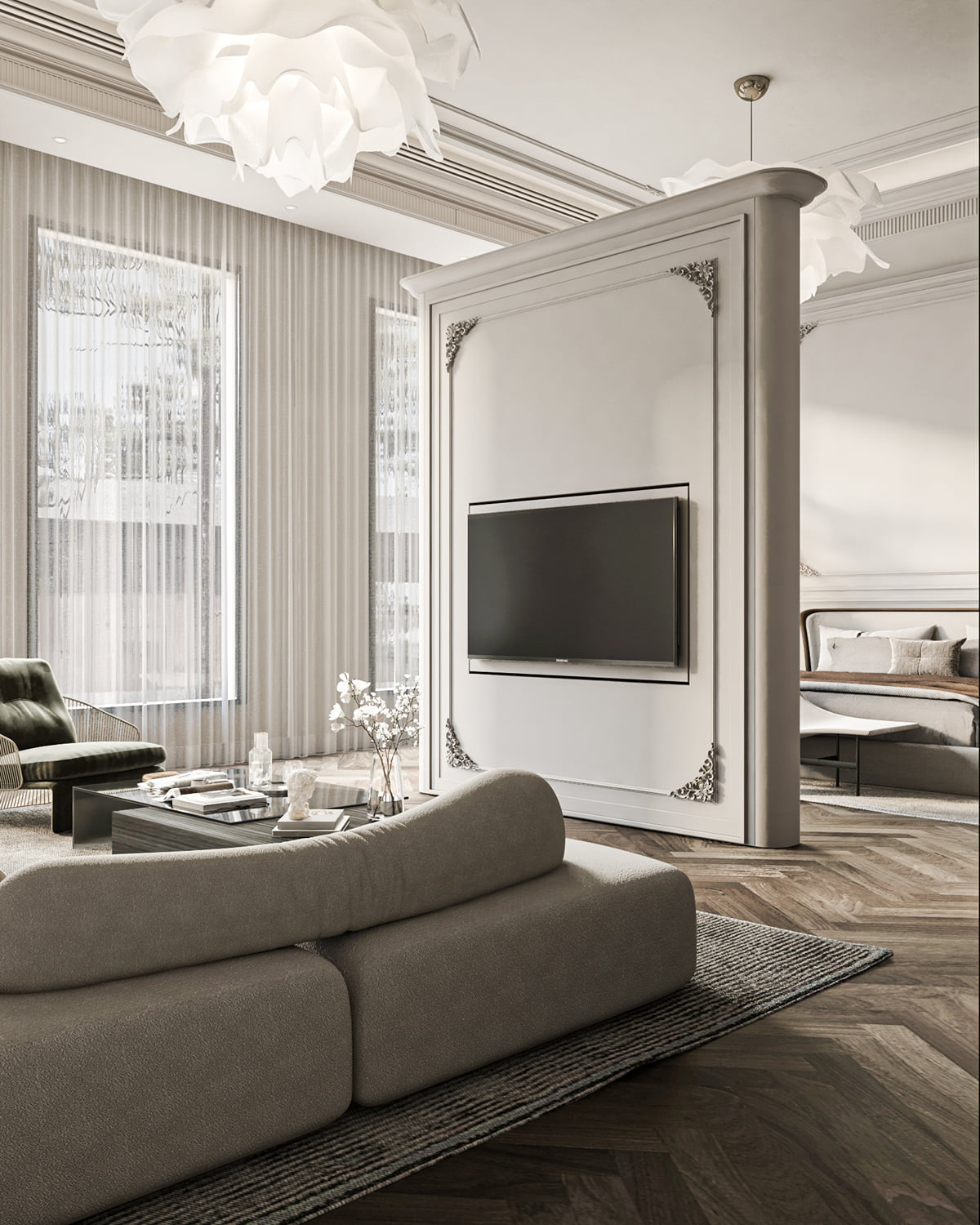 Master Bedroom Interior | Luxury Villa Design, Dubai | Rady Interior ...