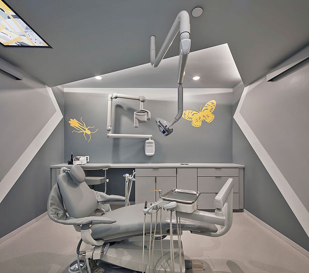 Treatment Rooms | Young patients can relax and watch their favorite movie while being treated to help make all parts of their dental visit more enjoyable