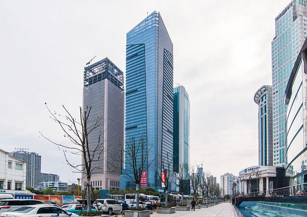 Perspective from Jianshe Avenue