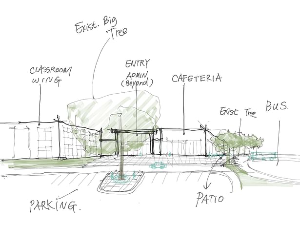 Sketch for Site Plan Study - 1