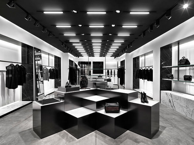 Alexander Wang - Shanghai retail store design by Christian Lahoude Studio. Photo © Jonathan Leijonhufvud 2013, All Rights Reserved. Courtesy of Christian Lahoude Studio.