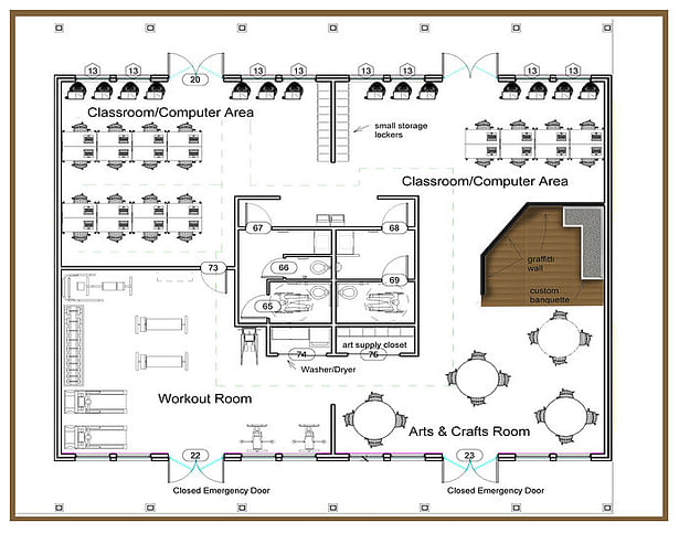 First Floor Floor Plan (Building 2)