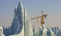 An enormous ice castle worthy of China’s biggest bank