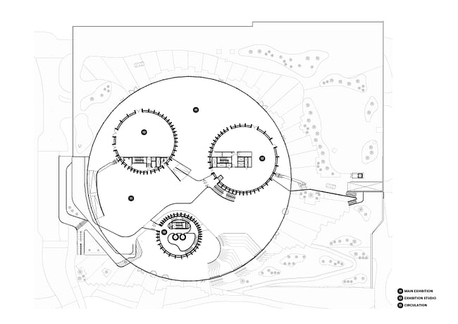 Lower level plan. Image credit: Henning Larsen