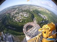 ThyssenKrupp's cable-free elevator test tower tops out in less than 10 months