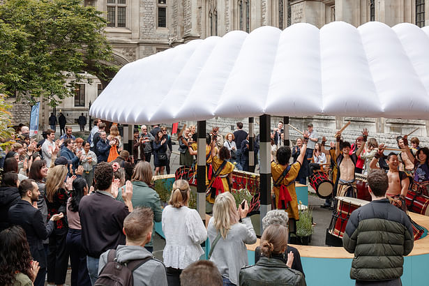 Public Assembly - Yamato drummers of Japan opening performance. Photography: Luke O'Donovan