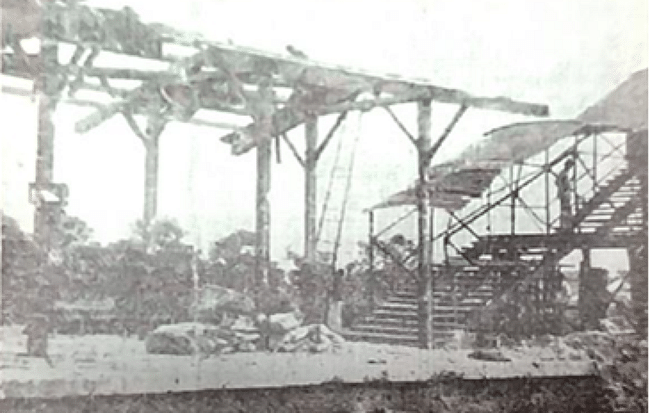 Destroyed station in 1937. Image courtesy: MAD Architects