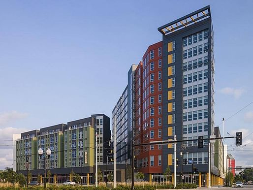 The WaHu Student Apartments at the University of Minnesota in Minneapolis. Image courtesy WaHu Student Living via Facebook