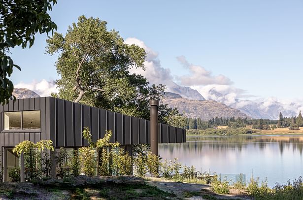 Lake Hayes Home, Queenstown, by Ben Hudson Architects - outdoor entertaining