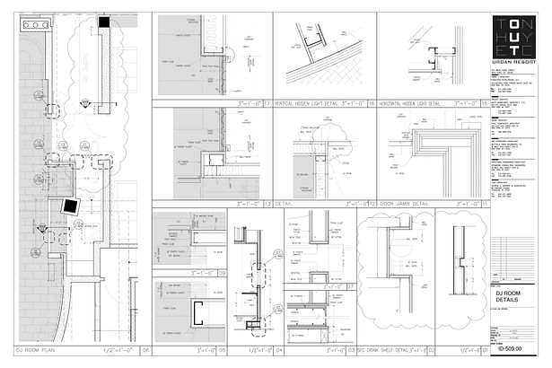Enlarged Dj Room & Details- My sample design of custom details