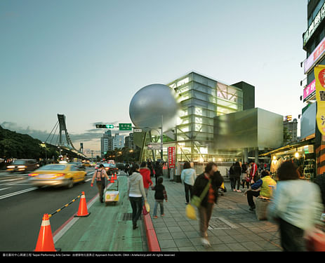 TPAC Approach from north. Image © OMA
