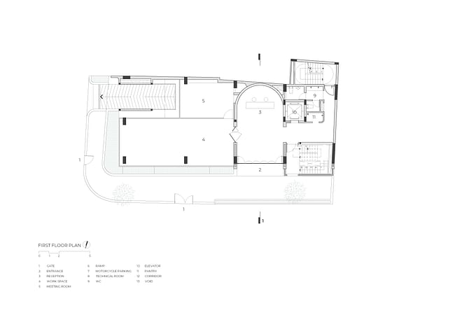 1st floor plan. Image credit: Tropical Space