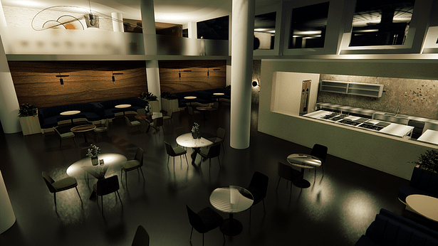 View of Restaurant Space