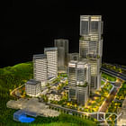 Aedas Shenzhen Longgang Ecological Intelligence Valley Showcase Architectural Model