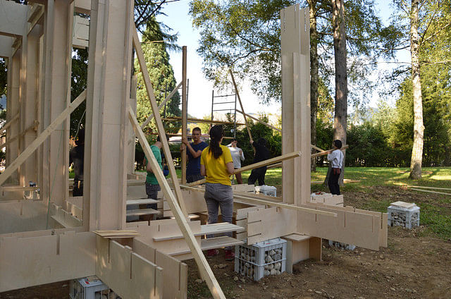 Slovenia Community Pavilion - under construction