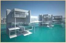 Water Villas - 3D model