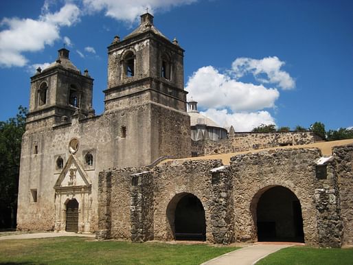 San Antonio Missions, World Heritage Site near San Antonio, Texas. Image via Wikipedia. 