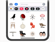 Your phone may need some Midcentury Emojis