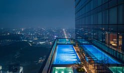 Title of world's highest outdoor pool goes to new supertall tower in Nanning, China