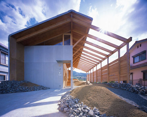 <a href="https://archinect.com/RAA_RyuichiAshizawaarchitectandAssociates/project/half-barn-in-hashimoto">Half Barn</a> in Hashimoto, Japan by <a href="https://archinect.com/RAA_RyuichiAshizawaarchitectandAssociates">Ryuichi Ashizawa Architects & Associates</a> / <a href="https://www.instagram.com/ryuichiashizawa/">@ryuichiashizawa</a>; Photo: Kaori Ichikawa