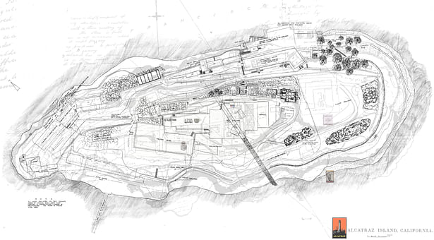 Site Plan of Alcatraz Island
