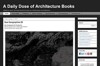 Goodbye to "A Daily Dose of Architecture"; Hello to "A Daily Dose of Architecture Books"