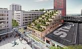MVRDV reveals tribune-shaped, mixed-use design with communal terraces