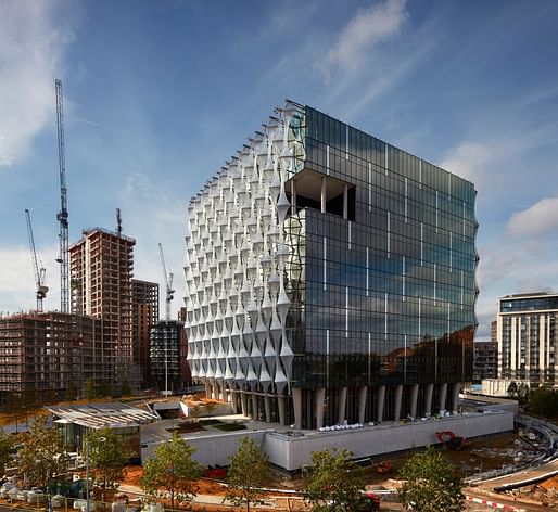 The new United States Embassy on Nine Elms Lane in London will open on January 16. Photo: Richard Bryant / Arcaid Images