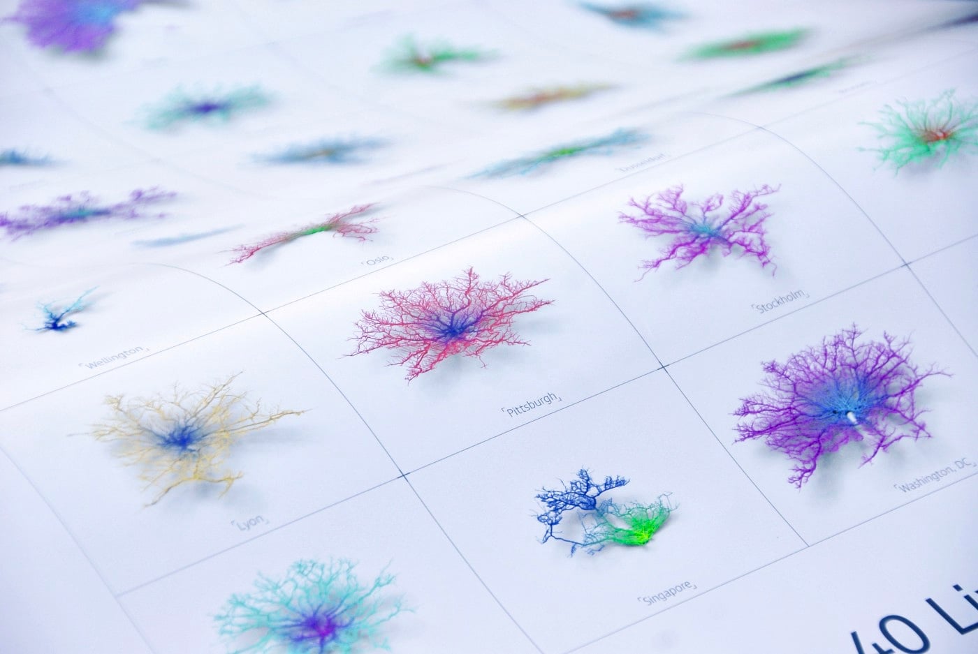 Can a commute be beautiful? These colorful rendered maps show us they ...
