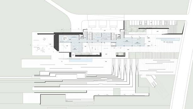 008 – UPPER GROUND FLOOR PLAN | 1/200 - Image Courtesy of ONZ Architects 
