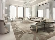 Italian Glam Living Room Design