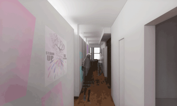 proposed hallway 