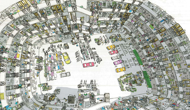 Second Prize: Biking/Living by Liu Qicai, Yue Kang, & Zuo Long (China)