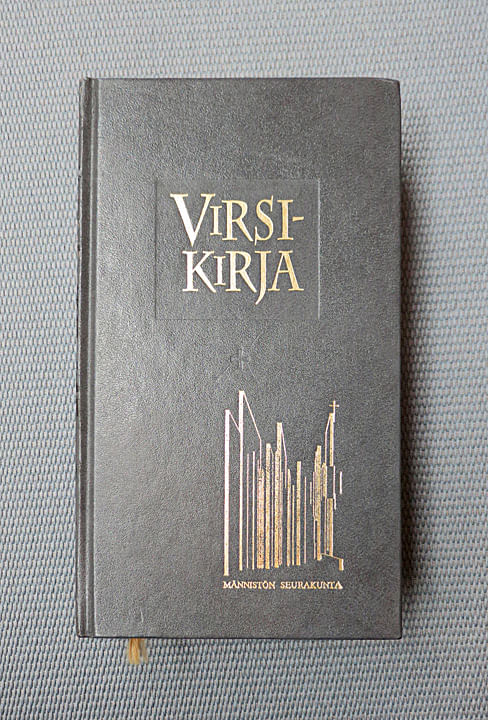 Total work of art. A custom hymn book for the Männistö Church by Juha Leiviskä in Kupio, Finland.