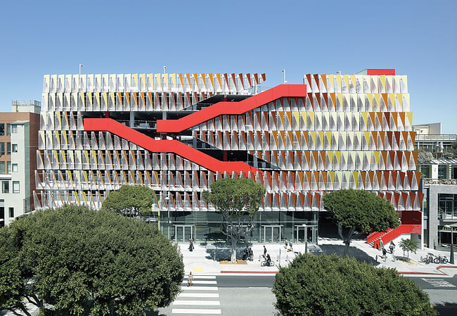 MERIT: Santa Monica Public Parking Structure #6 by Behnisch Architekten & Studio Jantzen in Santa Monica, CA. Photo courtesy of AIA|LA Design Awards 2014.