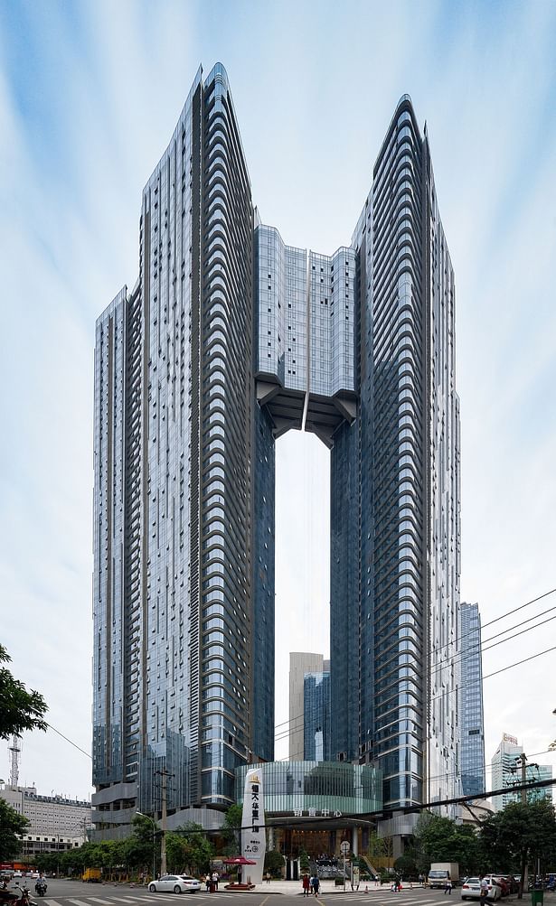 Evergrande Huazhi Plaza, Chengdu, China, by Aedas - Residential Towers