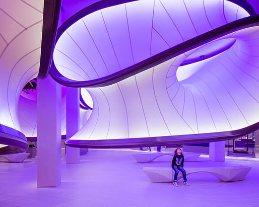 Mathematics: The Winton Gallery in London by Zaha Hadid Architects, shortlisted in the Civic, Culture & Transport category.