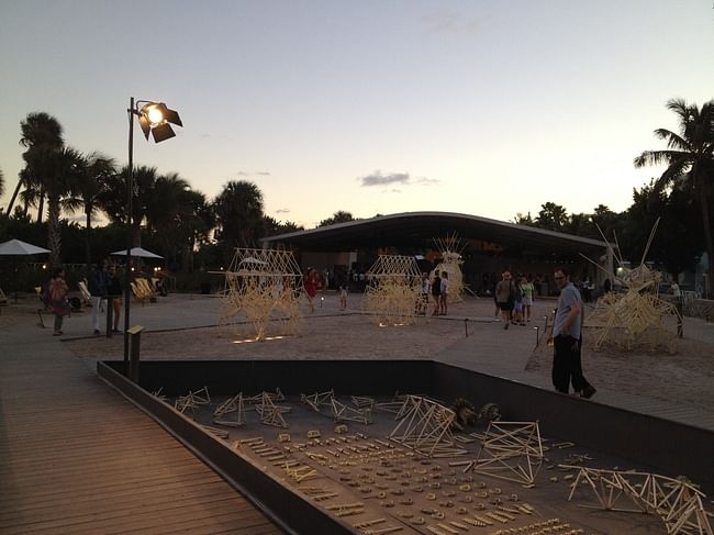 Strandbeest Exhibition on site - Miami Beach